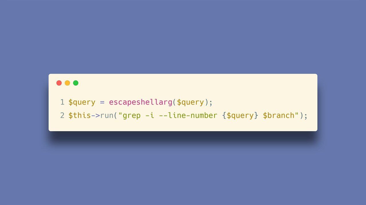 Git grep